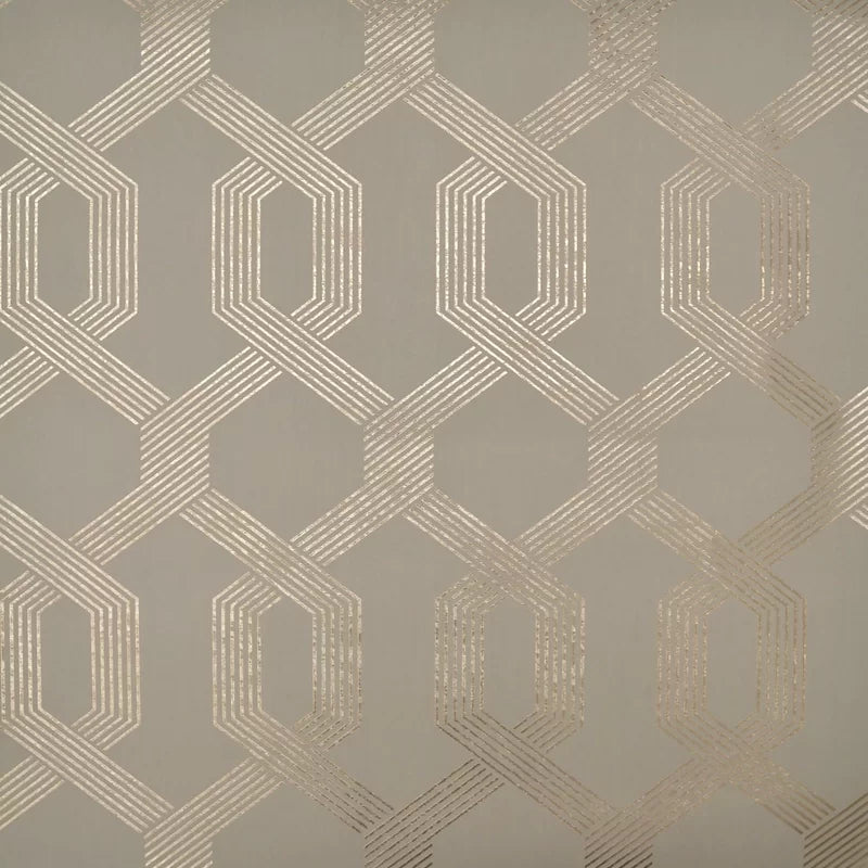SET OF 3 Mid Century Geometric Wallpaper Roll