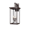 Barkeley 4 Light Outdoor Wall Sconce - Powder Coat Black