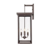 Barkeley 4 Light Outdoor Wall Sconce - Powder Coat Black