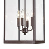 Barkeley 4 Light Outdoor Wall Sconce - Powder Coat Black