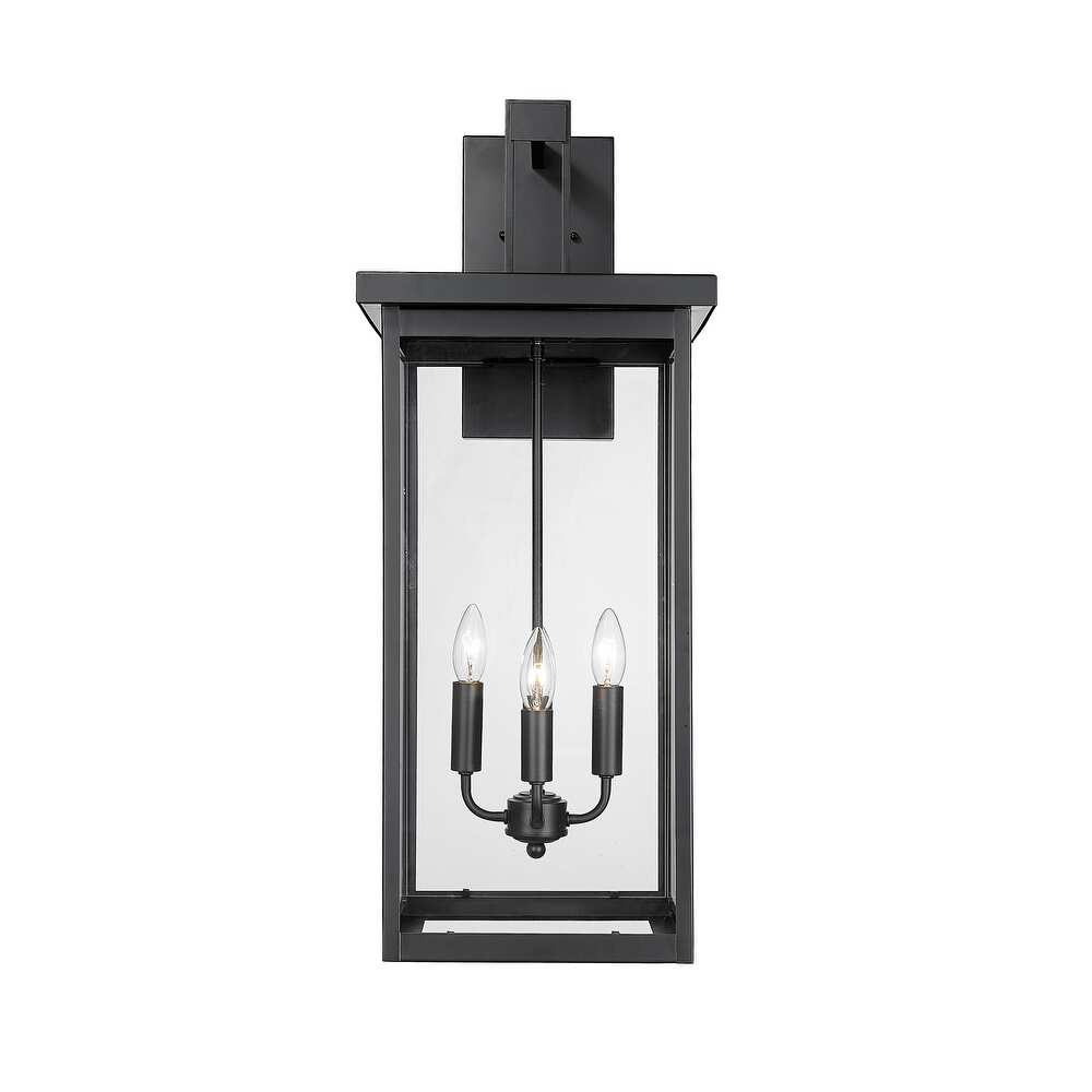 Barkeley 4 Light Outdoor Wall Sconce - Powder Coat Black