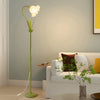 Mitzl Green Arched Floor Lamp