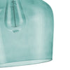 Modern Hand Blown Blue Glass Kitchen Island Pendant Lamp Ajustable Height (Set of 2) - 2 Boxes