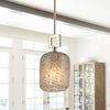 Modern 1-light Glass Mini Pendant Light for Kitchen Island