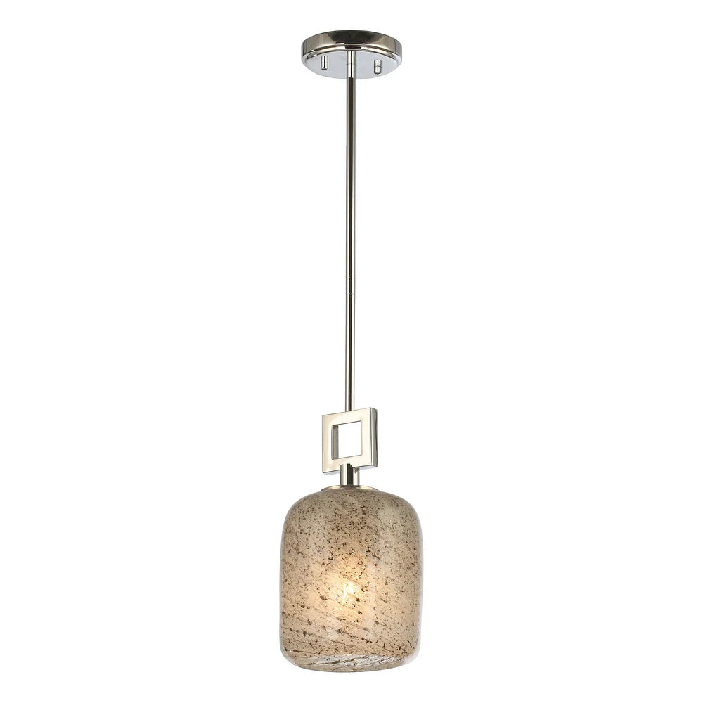 Modern 1-light Glass Mini Pendant Light for Kitchen Island