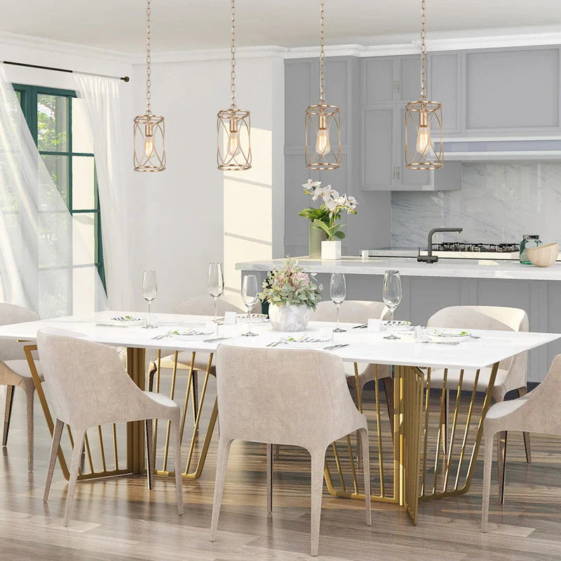 SET OF 3 Velus Modern Farmhouse Mini Pendant