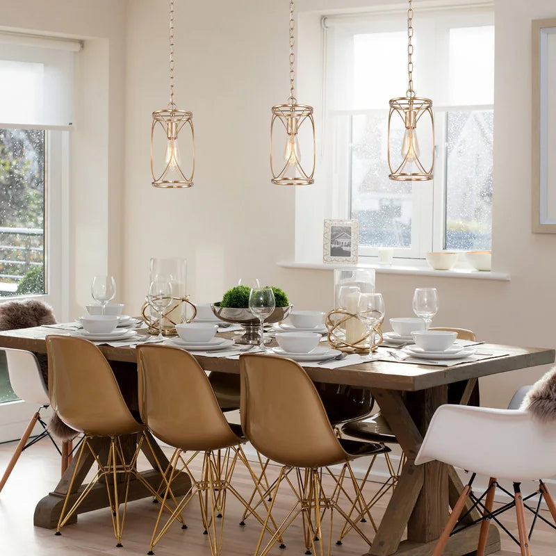 SET OF 3 Velus Modern Farmhouse Mini Pendant