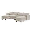 Modern Large U-Shape Modular Sectional Sofa