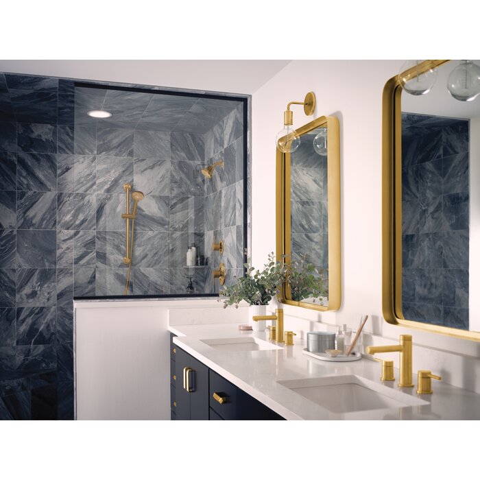 Brushed Gold Moen Align Posi-Temp Shower Trim Kit, Valve Required