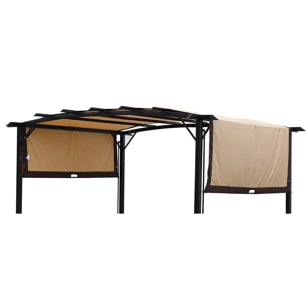 Khaki Polyester Replacement Canopy for Pergola