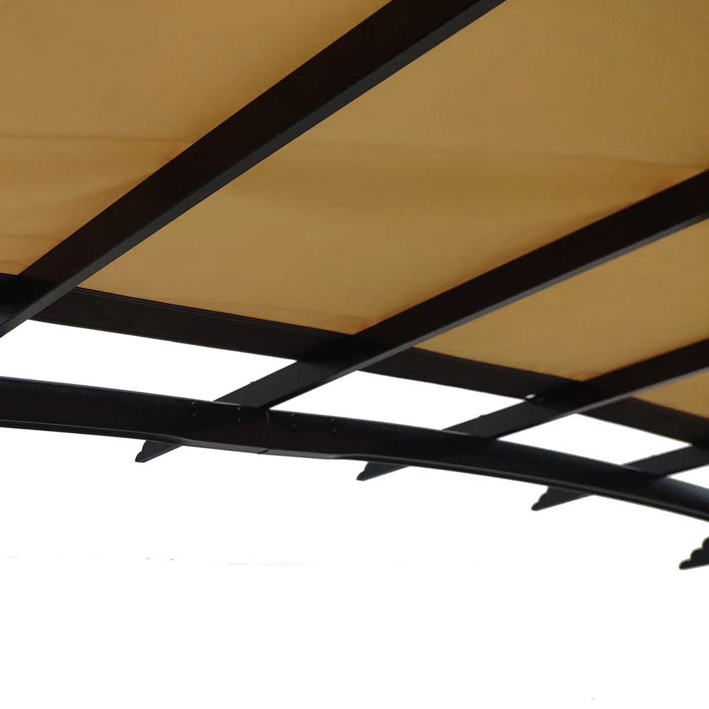 Khaki Polyester Replacement Canopy for Pergola
