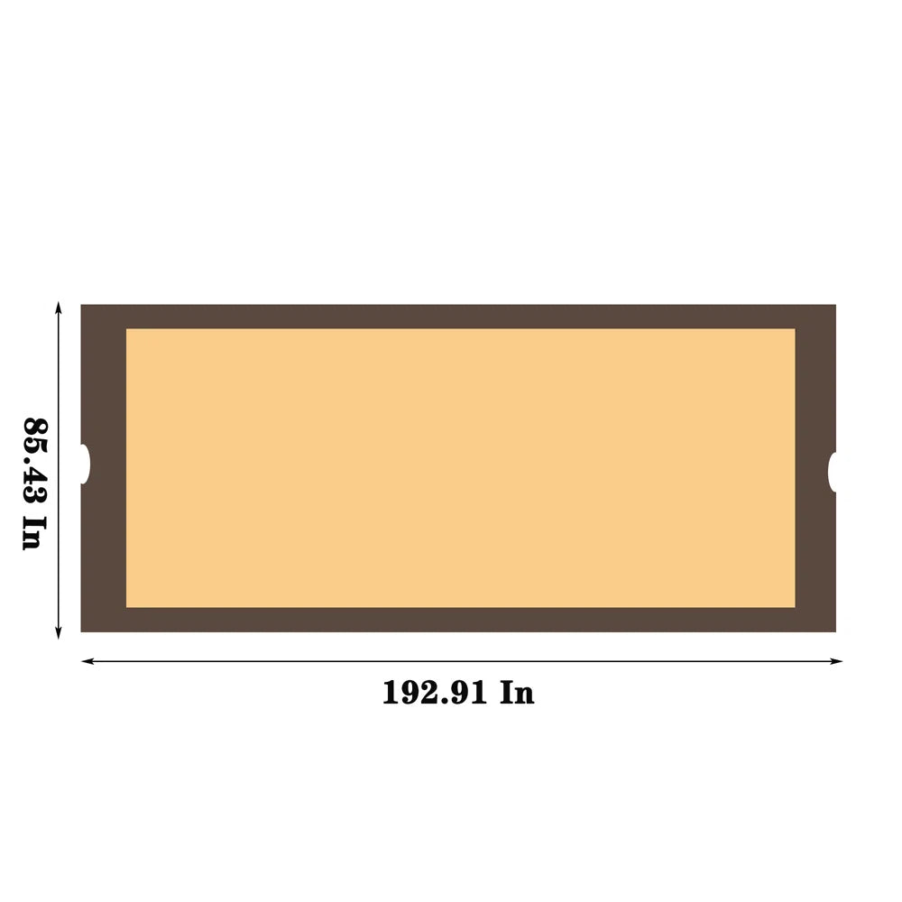 Khaki Polyester Replacement Canopy for Pergola