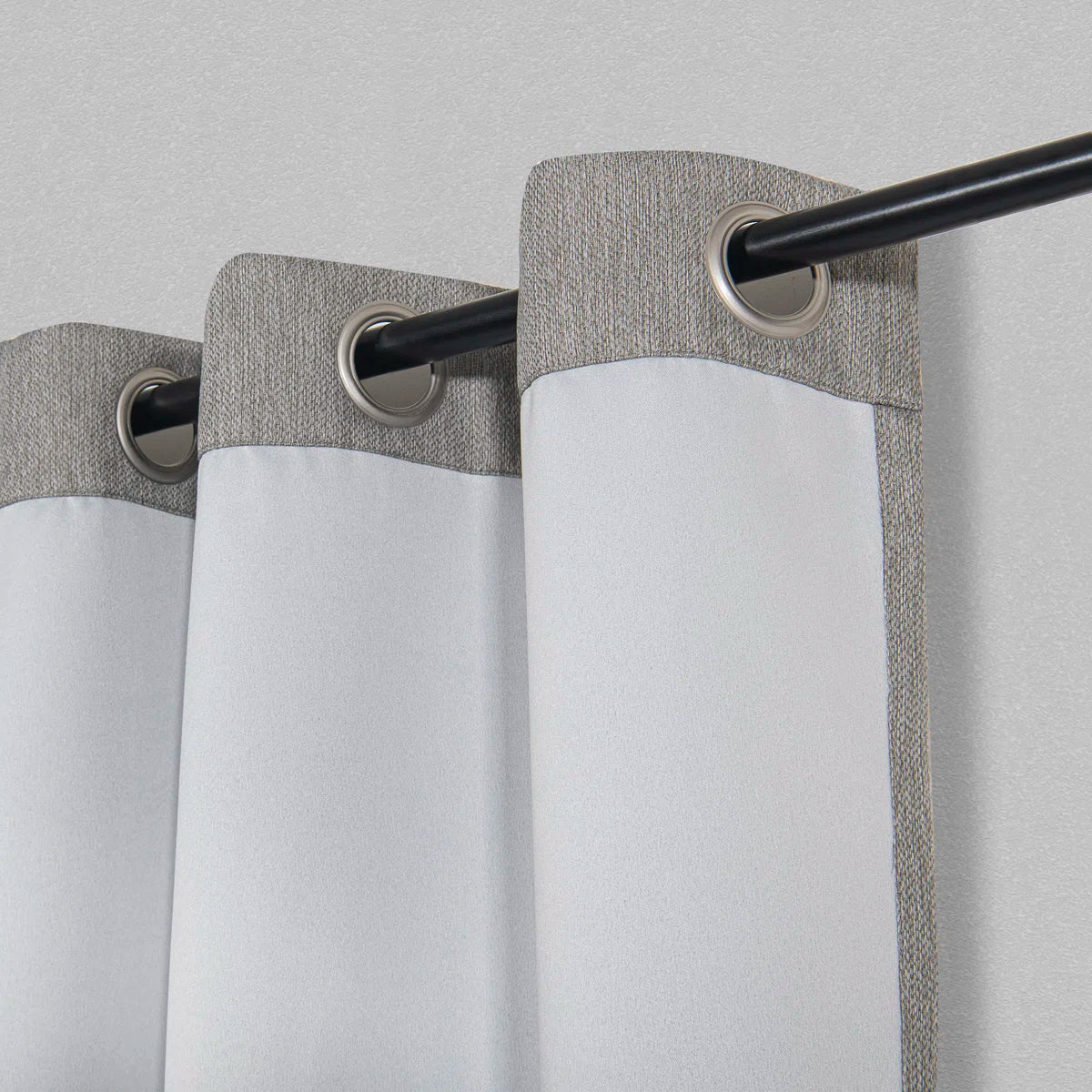 Mullet Polyester Blackout Curtain Pair