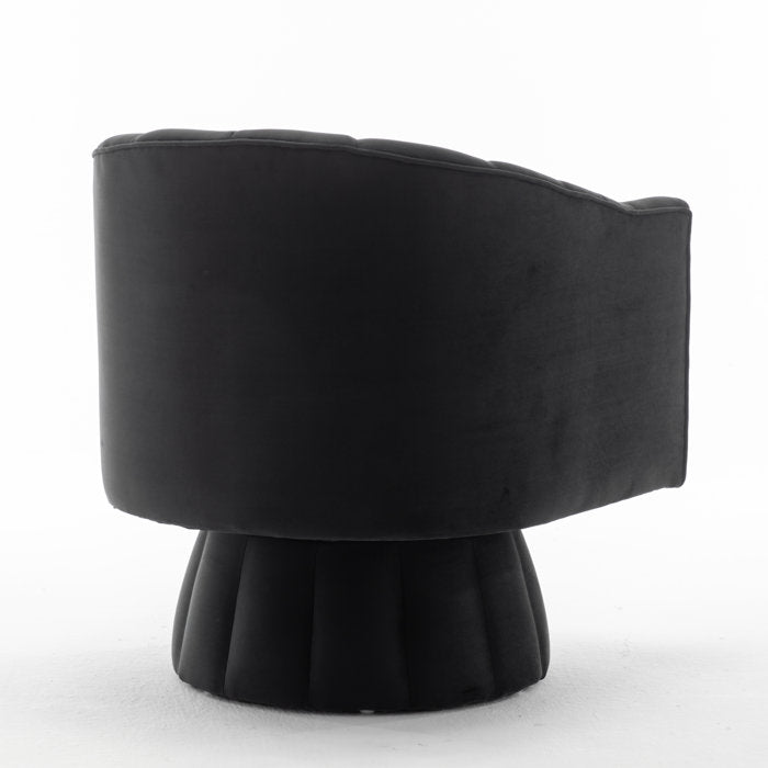 Murrow Upholstered Swivel Barrel Chair (One Chair Only) Salvage & Co Indy