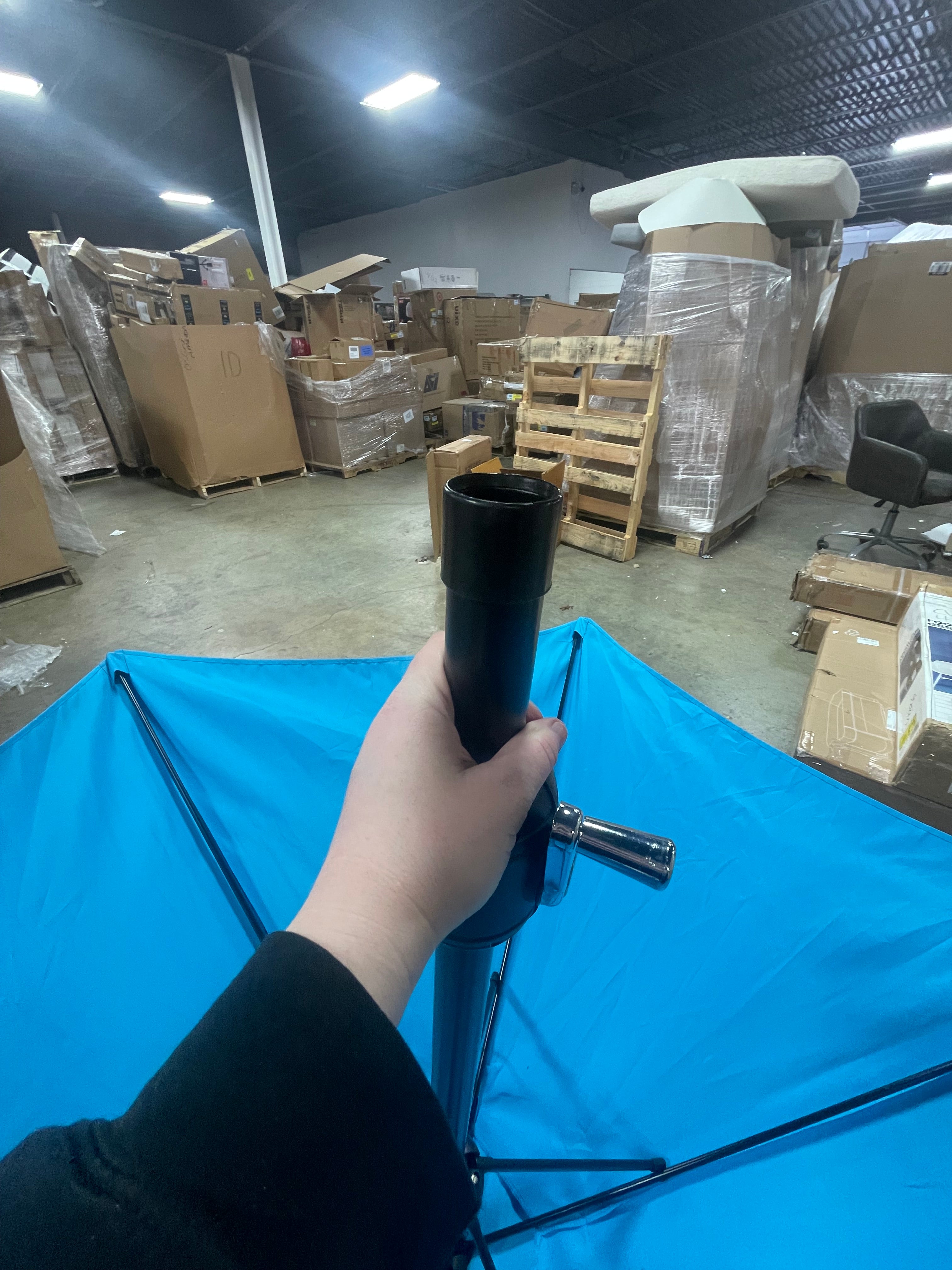 blue oaqua outdoor patio umbrella replacement canvas Market Patio Umbrella Replacement Canopy – Salvage & Co Indy