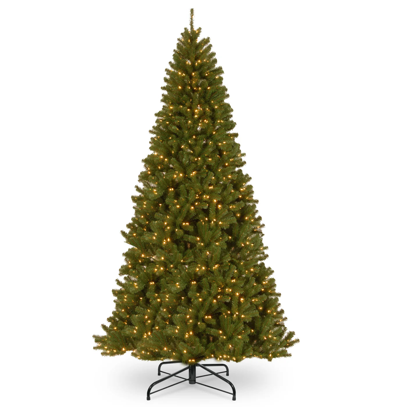 Pre-Lit North Valley Spruce Tree with Clear Lights