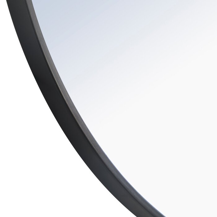 24" x 24" Needville Round Metal Wall Mirror