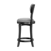 Black Neriah Swivel Counter Stool