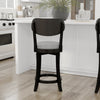 Black Neriah Swivel Counter Stool