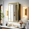 Bathroom Wall-Mounted Mirrored Cabinet