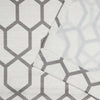 Hexa Geometric Print Hidden Tab/Rod Pocket Top Light Filtering Curtain Panel Pair