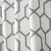 Hexa Geometric Print Hidden Tab/Rod Pocket Top Light Filtering Curtain Panel Pair