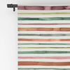 Ninola Design Moroccan Tropic Stripes Green 1pc Blackout Window Curtain Panel