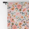 Ninola Design Serenity Flowers Pink Romance 1pc Blackout Window Curtain Panel
