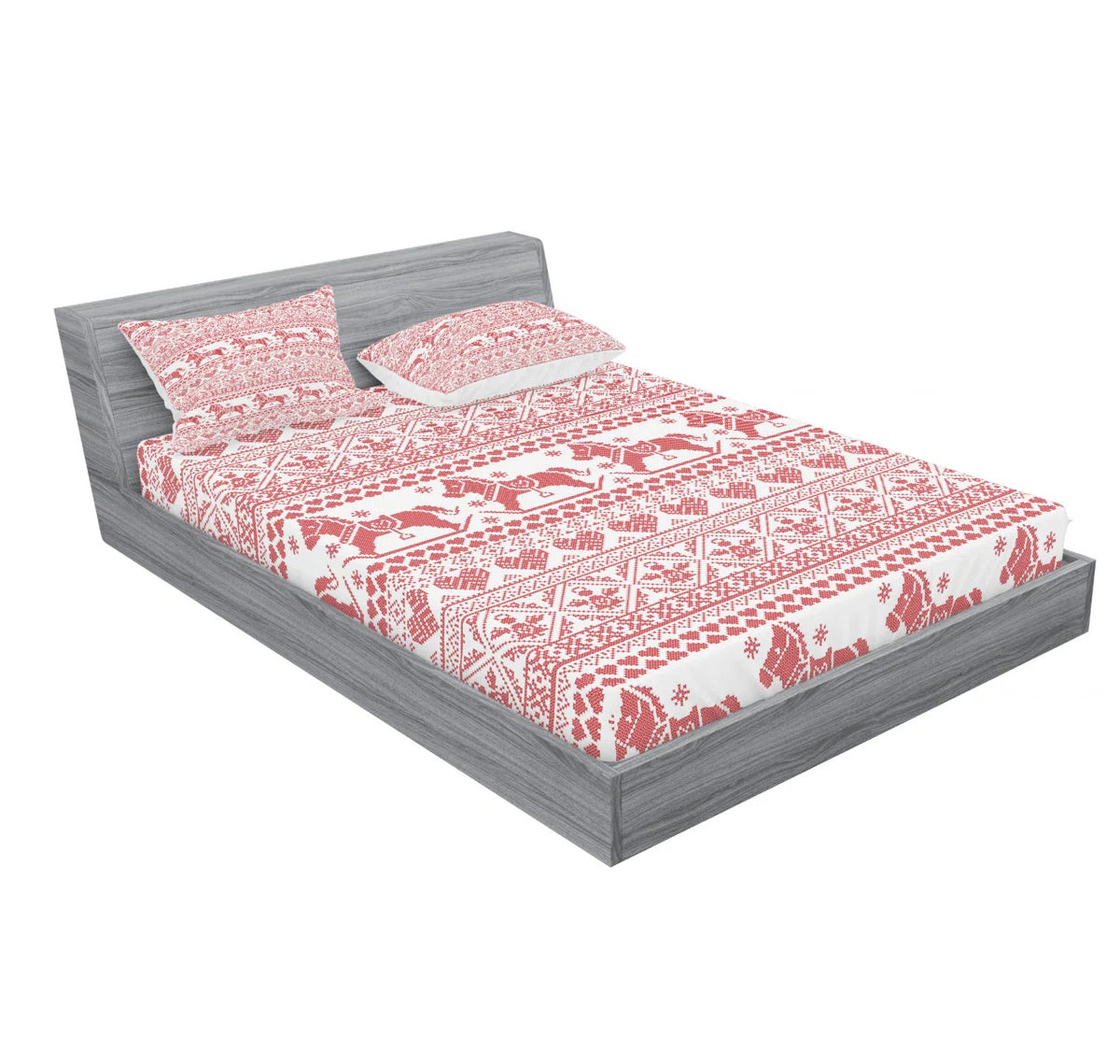 Nordic Microfiber Fitted Sheet Queen