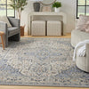 Persian Indoor/Outdoor Area Rug - 8' x 10' - Blue