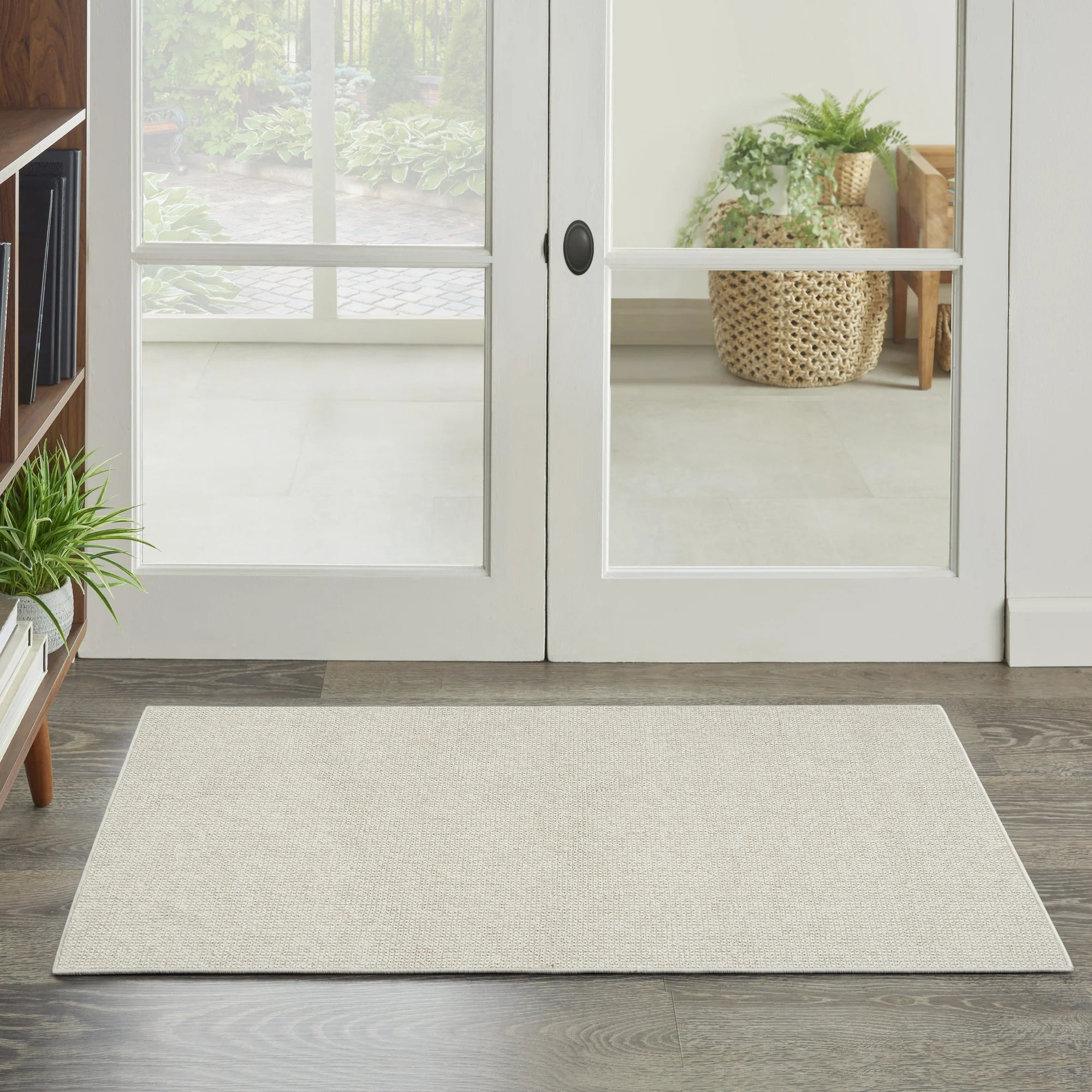 Textured Home All-over design Ivory Beige 2'2" x 3'9"