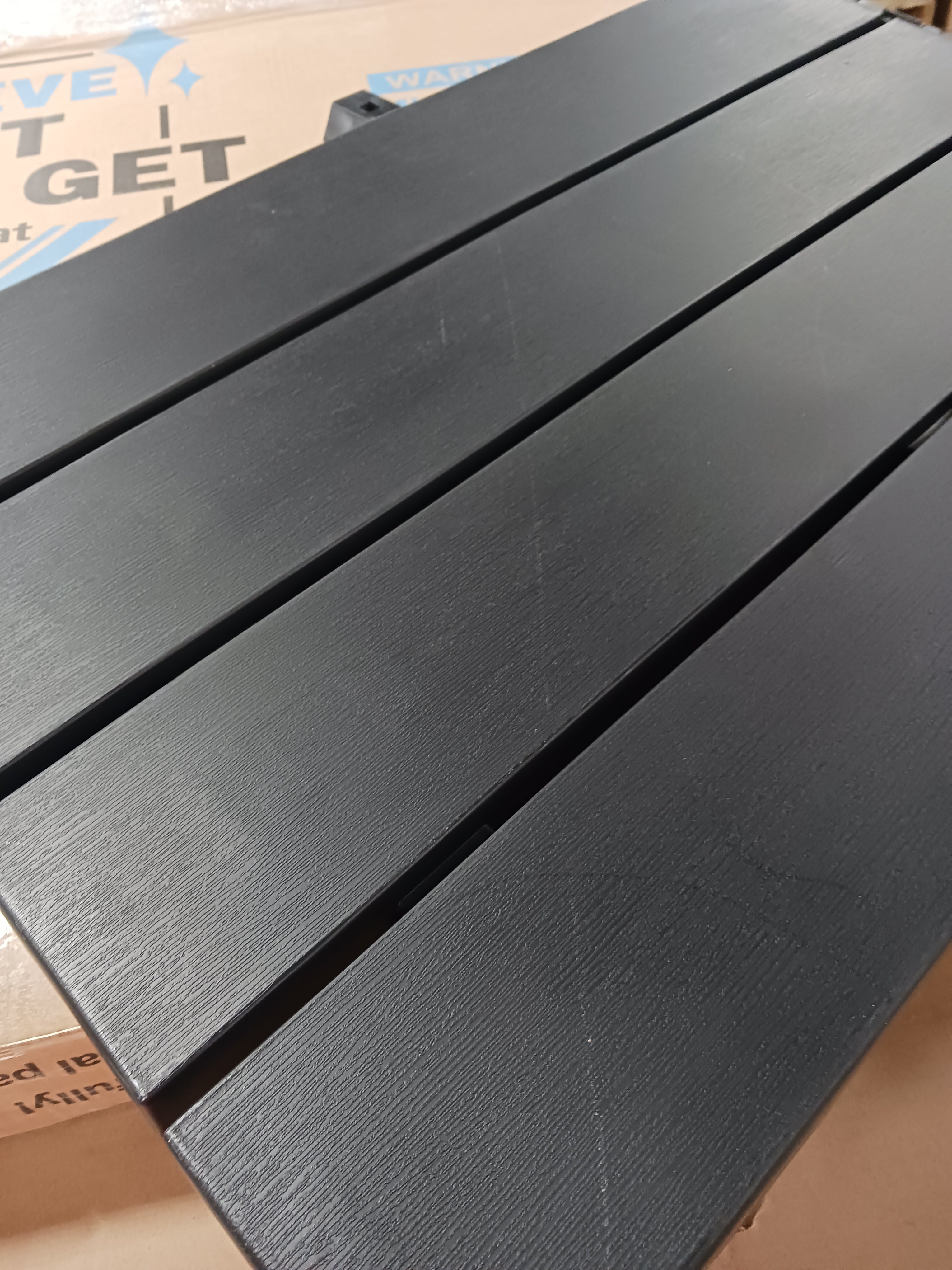 Black Outdoor Adirondack Chair
