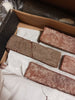 ArtisanBrik Textured Clay Brick Mesh-Mounted Mosaic Floor & Wall Tile (Set of 5)