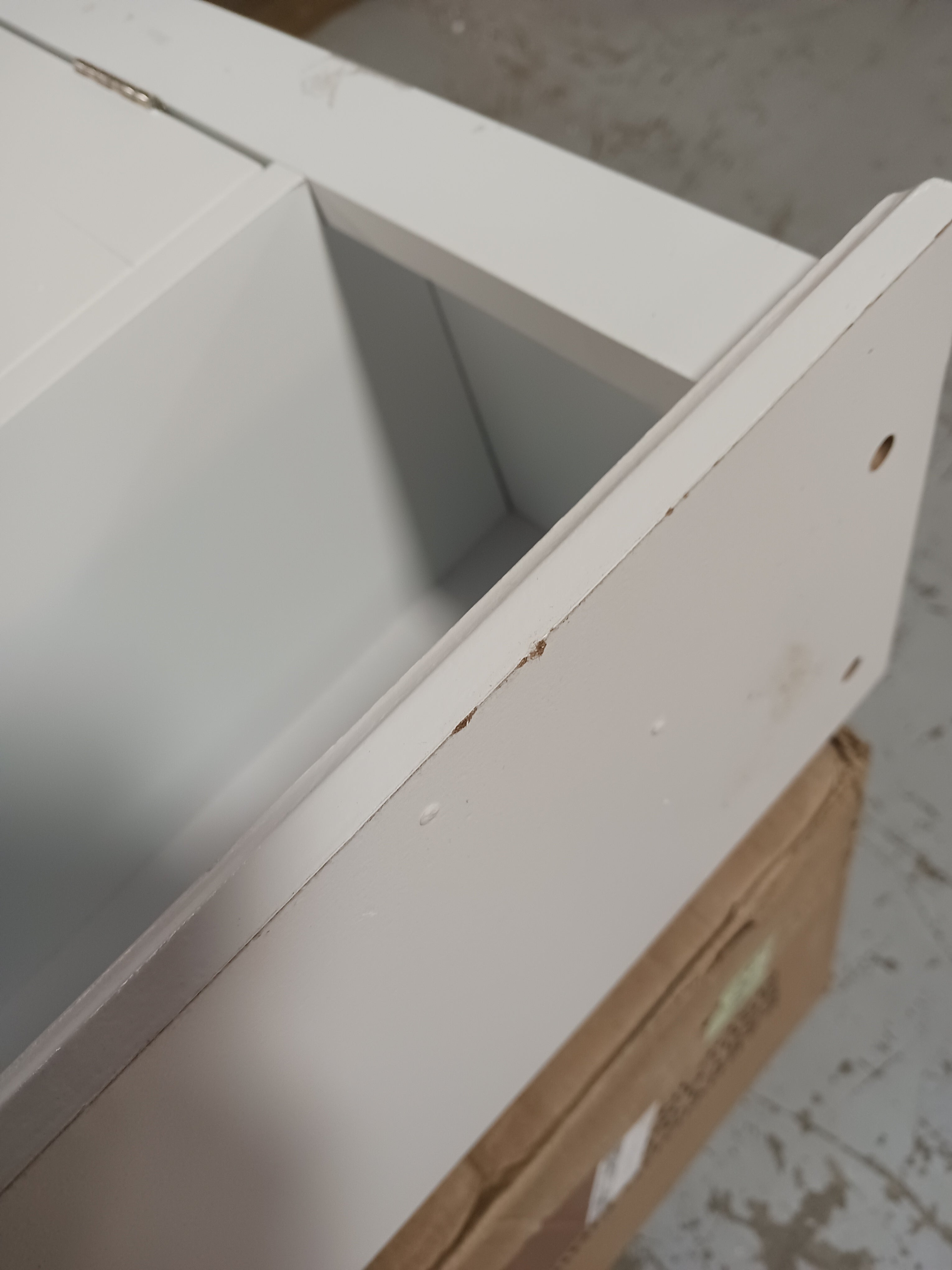 Elegant Home Fashions Lisbon Removable Wooden Wall Cabinet with Drapery-Lined Doors, White