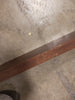 Bianca Faux Leather Sofa in Walnut/Black