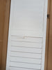 Louvered Wood Painted Plantation Bi-Fold Door