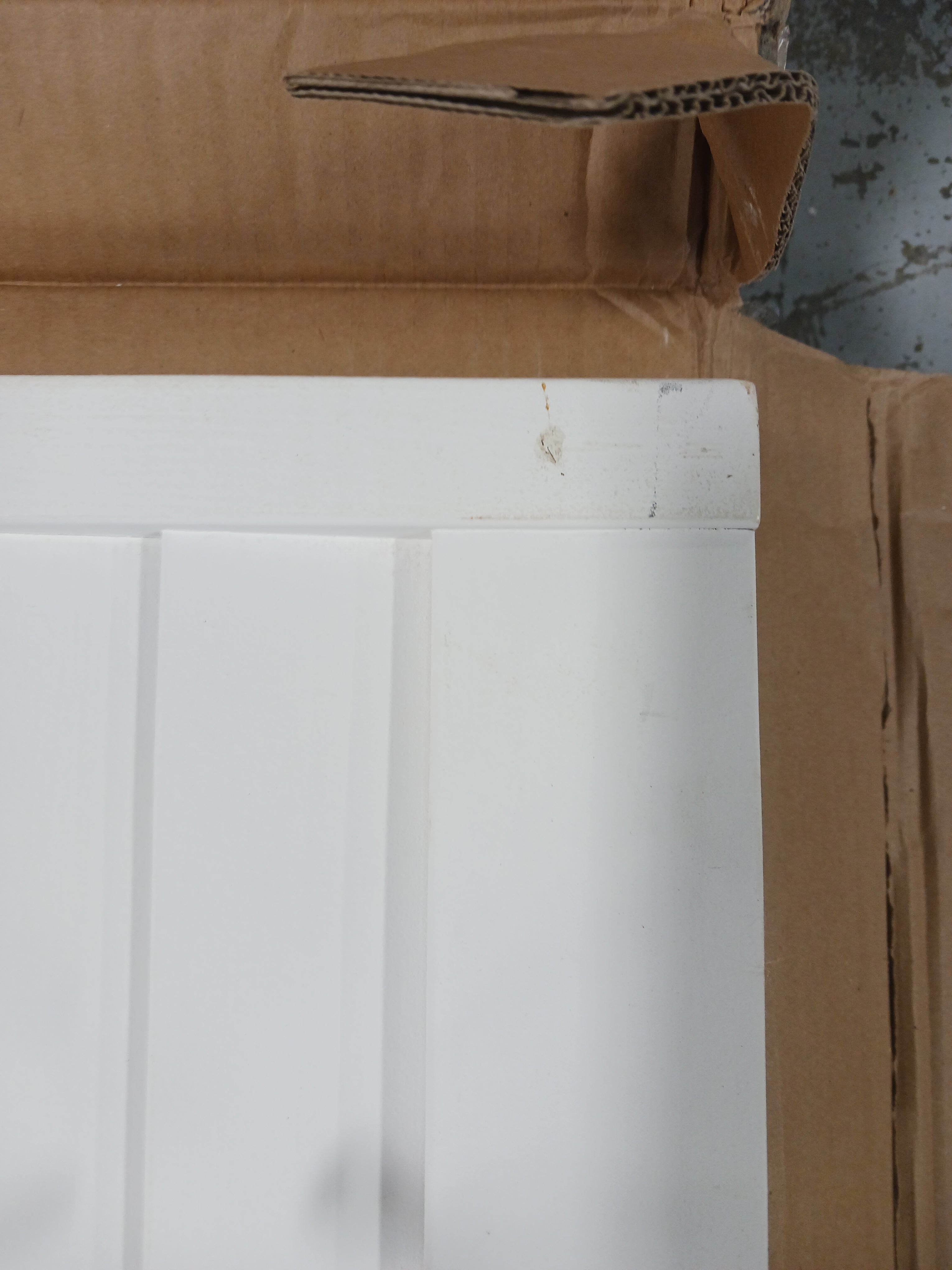 Louvered Wood Bi-Fold Door