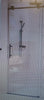 Matte Black Single Sliding Frameless Shower Door (Left Door Panel Only)