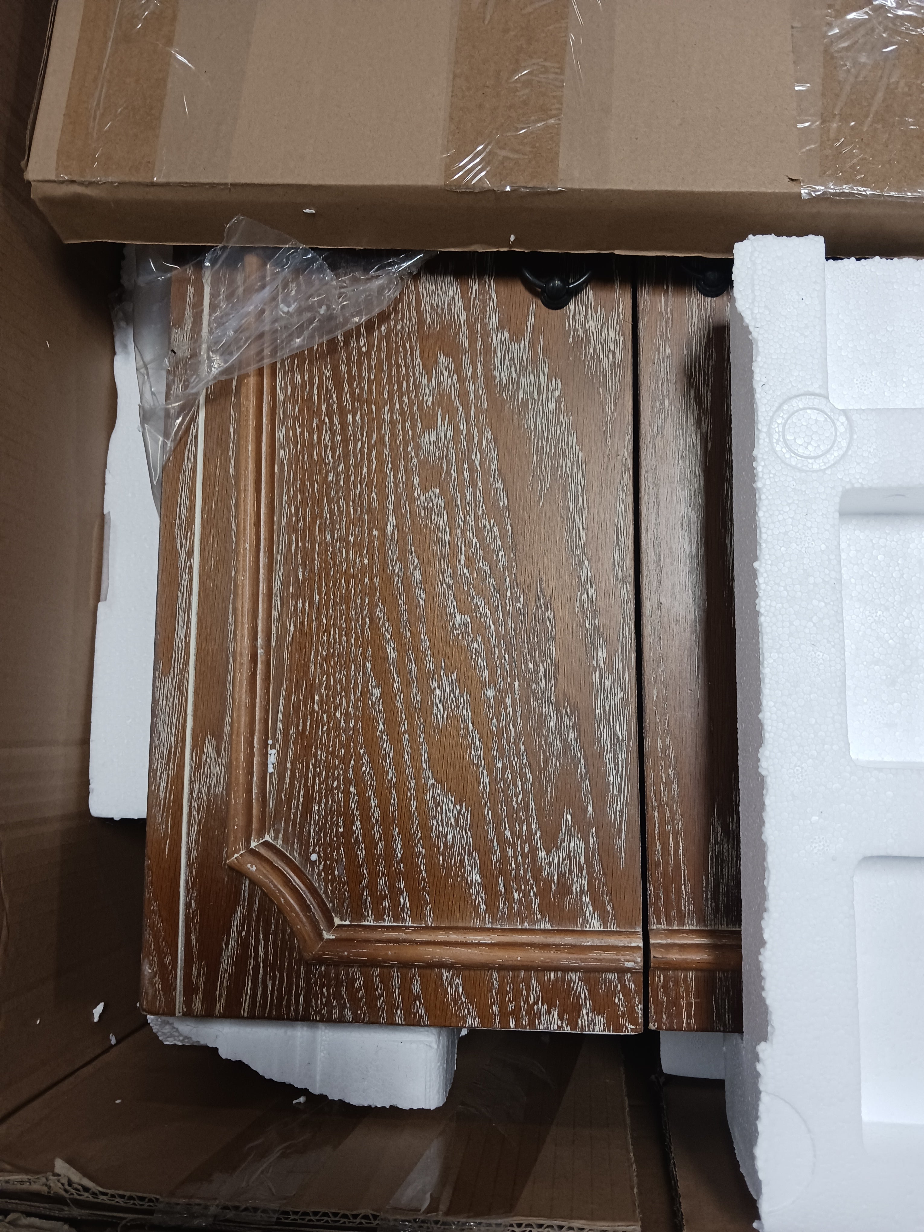 Maddox Freestanding Jewelry Armoire with Mirror Salvage & Co Indy