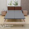 1.5-Inch Split Bunkie Board for Mattress/Bed Support - Fully Assembled, Improved Comfort and Support, Gray. - Full