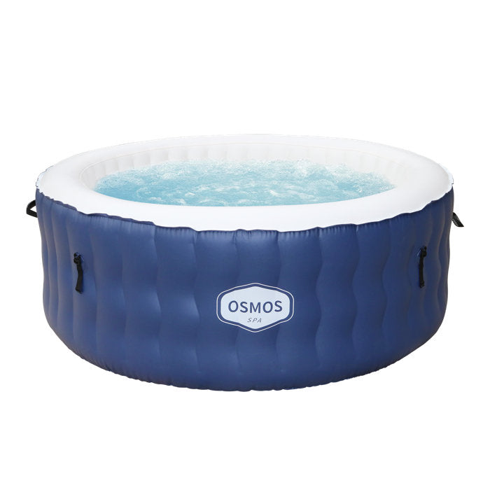 4 - Person 108 - Jet Vinyl Round Inflatable Hot Tub in Blue/White