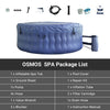 4 - Person 108 - Jet Vinyl Round Inflatable Hot Tub in Blue/White