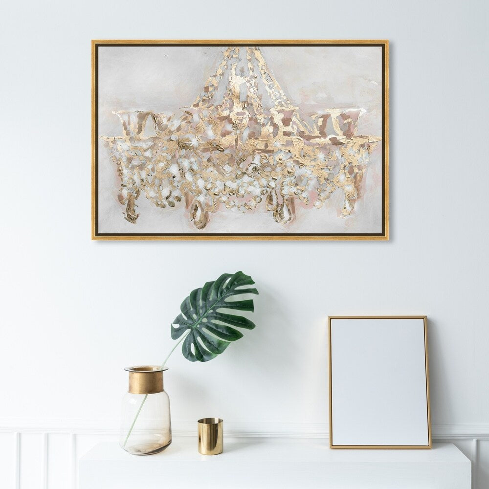 30" x 20" Fashion and Glam Wall Art Framed Canvas Prints