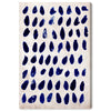 'Marismas' Abstract Wall Art Canvas Print - Blue, White