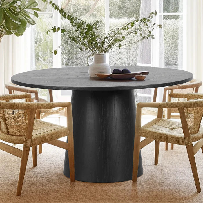 Orchid Solid Oak Wood Dining Table BASE ONLY
