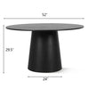 Orchid Solid Oak Wood Dining Table BASE ONLY