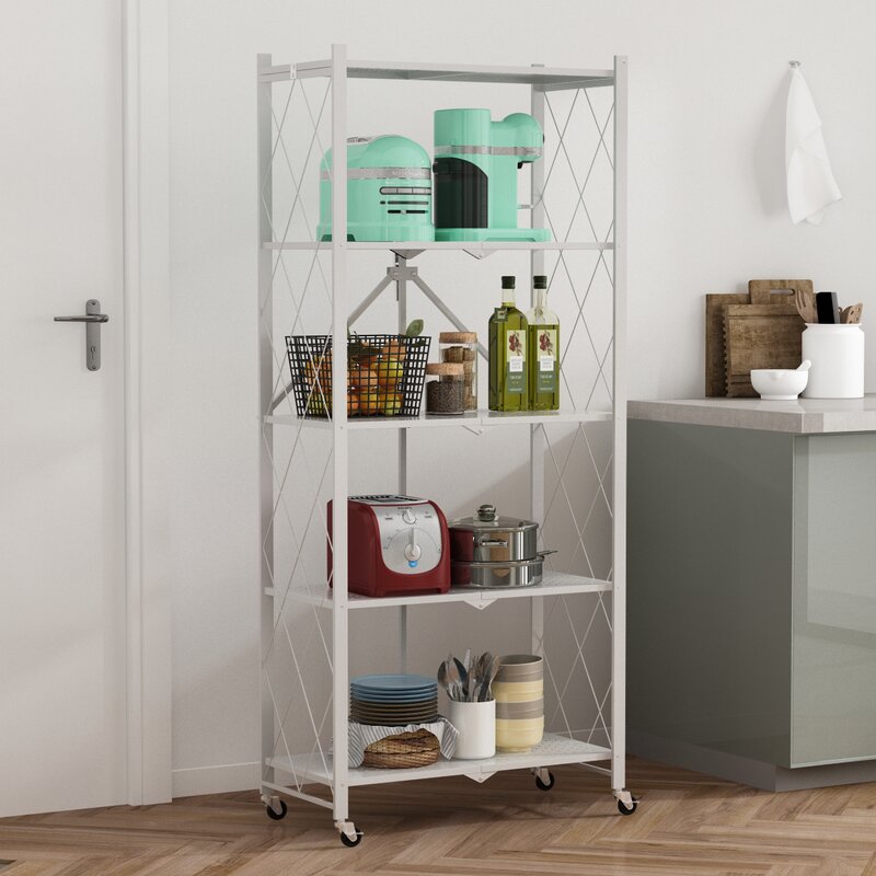 White Orey Metal Shelf