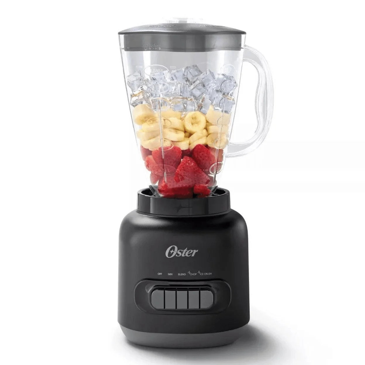 5 Speed Plastic Jar Easy to Use Blender in Black