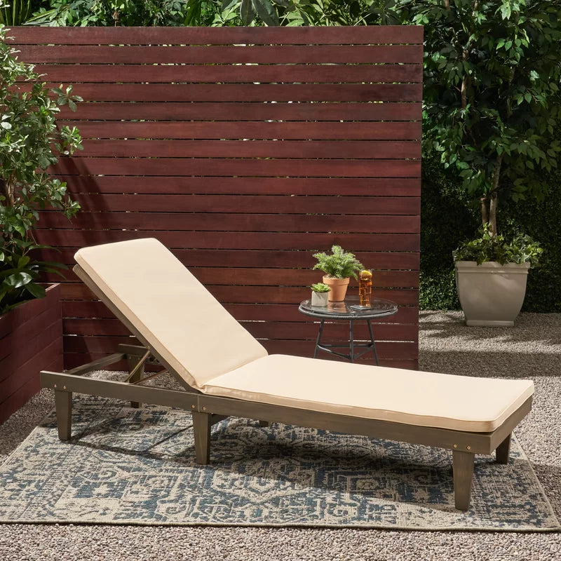 Outdoor Chaise Lounge Back Cushion