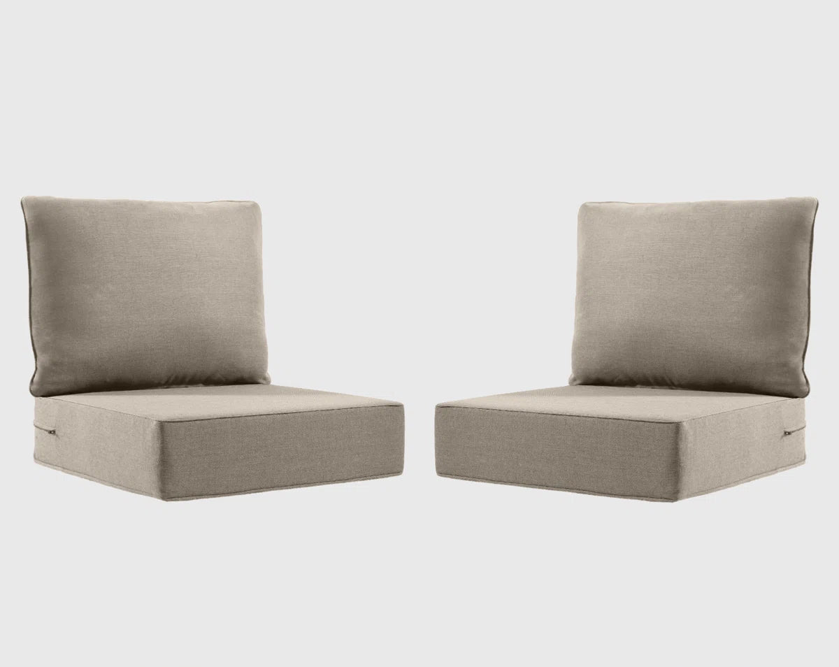 Outdoor Replacement Cushion Set Seat / Back Cushion 1-Piece